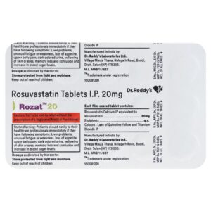 ROZAT 20 Tablet Uses, Side Effects, Price